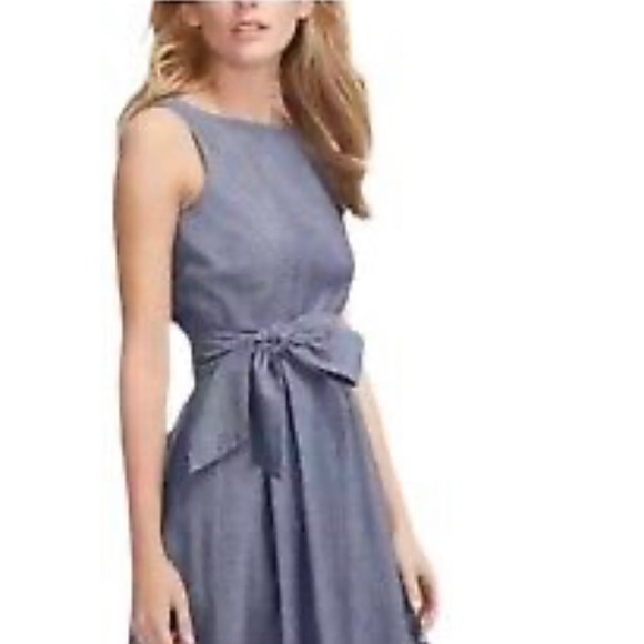 L.L. Bean Dresses & Skirts - LL Bean Chambray Dress Size 16